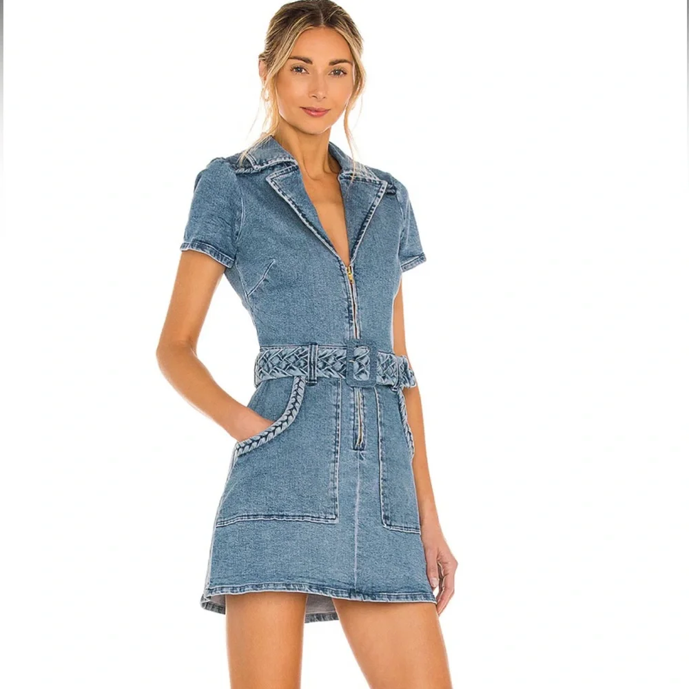 Show Me Your MuMu Outlaw Denim Dress - Picture 2 of 7